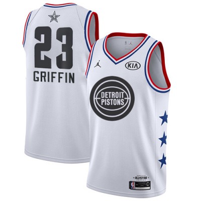 Nike Detroit Pistons #23 Blake Griffin White Youth NBA Jordan Swingman 2019 All-Star Game Jersey